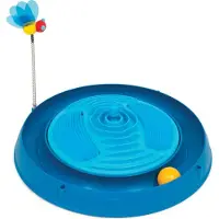 Catit Design Tor Play 'n Scratch hierontalaitteella ja kissanminttusella, 4 x 36 x 39,5 cm, sininen