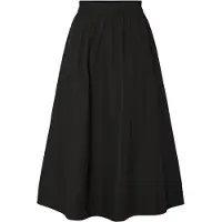 Y.A.S Yascolea Hw Ankle Skirt S. Noos - Black - 46