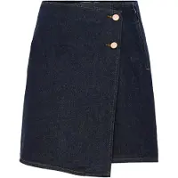 Y.A.S Lisana Denim Korkeavyötäröinen Lyhyt Hame