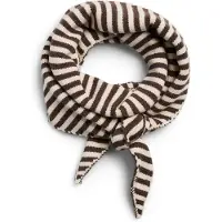 Pieces Pckomma Triangle Scarf Noos Bc - Brown - ONE SIZE