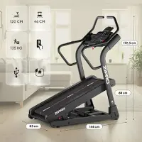 Zipro Shred -juoksumatto, jossa on 40 %:n jyrkkä kaltevuus
