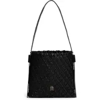 Tommy Hilfiger Th Braided Shoulder Bag - Black - ONE SIZE