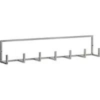 House Doctor - Rack Seinänaulakko 60x8x12 cm Hopea