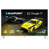 Blaupunkt TV 43" 43UBG6010S 4K Ultra HD LED, GoogleTV, Dolby Atmos, WiFi 2.4-5GHz, BT, white