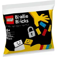 LEGO 30711 Braille Bricks for Children 6+ Educational Set 10 Pieces in a Bag