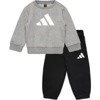 Adidas Treenipuku 'Essentials' harmaa / musta / valkoinen