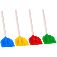 Cavallino Toys Cavallino Plastic Shovel with Wooden Handle Color 40.5cm