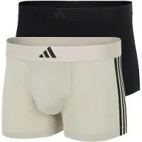 Adidas Underwear Low Rise 3 Stripes Active Flex Cotton Boxerit 2 Yksiköt