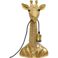 Kare Design-pöytävalaisin Animal Giraffe, Messinki/kulta, Olohuone/ruokailutila, Synteettinen materiaali, Design