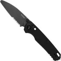 Kershaw Bel Air XL EMT 6110EMT BlackWash CPM MagnaCut, Black G10, pocket knife