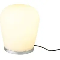 Bopp Leuchten Led pöytävalaisin Cara, himmennettävä, Alumiini/harmaa/sinkki, Olohuone/ruokailutila, Lasi, Moderni