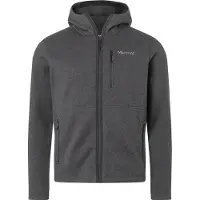 Marmot Men's Drop Line Full Zip Hoody Black Heather Välikerrospuserot L