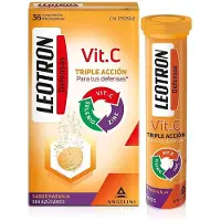 Leotron Vitamina C Effervescent Ravintolisä 36 Yksiköt