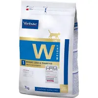 Virbac 7 kg Vet HPM Cat Weight Loss & Diabetes W1 Veterinary kissan kuivaruoka