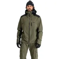 Bergans Men's Oppdal 3L Shell Jacket Pine Forest/black Laskettelutakit vuorettomat S