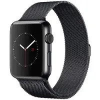 SKALO Milanese Loop Apple Watch Series 7-9 41mm - Musta