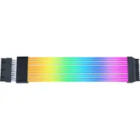 Lian Li Strimer Wireless 24-Pin, RGB-valaistu emolevyn virtakaapeli, 260 mm