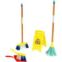 Klein We moppisetti ja kyltti 'Danger of slipping'