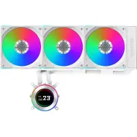 Lian Li Hydroshift II LCD-C 360CL nestejäähdytysjärjestelmä, valkoinen