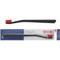 Swissdent COLORS CLASSIC hammasharja - - Musta ja punainen - Aikuinen - Sininen