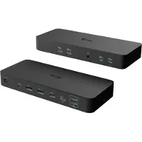 I-Tec C31INTGTRI4KDOCPDCH, Langallinen, USB 3.2 Gen 1 (3.1 Gen 1) Type-C, 100 W, 3,5 mm, 10,100,1000 Mbit/s, Musta