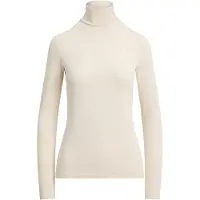 Ralph Lauren Stretch Jersey Turtleneck - Cream - XL