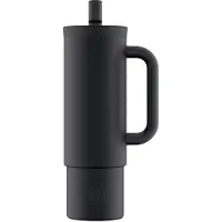 24Bottles Straw Cup - Tuxedo Black - 800 ml