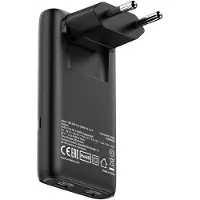 Verbatim 65W Fold 'n' Go GaN-verkkovirtalaturi, 2x USB-C PD3.0 65W, musta