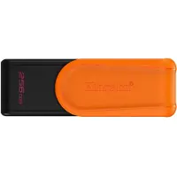 Kingston 256 GB DATATRAVELER EXODIA S, USB-A 3.2 GEN1 (BLACK/ORANGE) (DTXS/256GB)