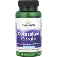 Swanson Health Kaliumsitraatti, 99 mg - 120 kapselia