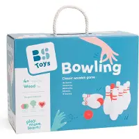 BS Toys Bowling Keilaussetti, Punainen/Valkoinen