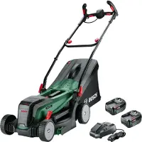 Bosch Ruohonleikkuri UniversalRotak 2x18V-37-550, 2x4,0Ah akut ja laturi