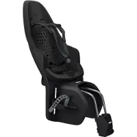 Thule Yepp 2 Maxi Frame Mount Pyöränistuin + Sadesuoja, Musta