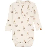 Lil´ Atelier Nbmgayo Elm Ls Slim Body Lil Noos - White - 56