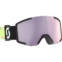 SCOTT Shield Goggle Black/neon Yellow Laskettelulasit OneSize