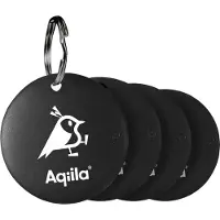 Aqiila Tagbird: Item finder 4-Pack Black Muu elektroniikka 4-pack