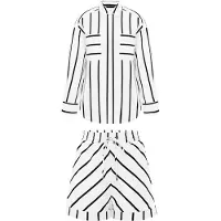 Imily Bela Pyjamashortsit musta / valkoinen