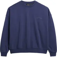 Superdry for woman. W2012475A Sweatshirt Essential Logo GD Relax navy (L), Casual, Cotton, Long sleeve