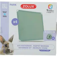 Zolux Kanin taikakuution lisäosat Nlife Habitat, muovia, 4 kpl