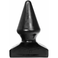All Black Vinyl Anal Plug 20,5 cm