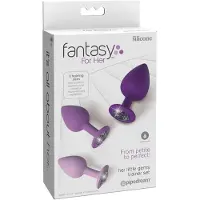 Fantasy For Her 3in1 -setti, 3 harjoitusanaalitulppaa, violetti
