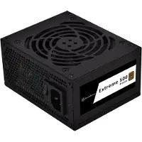 Silverstone 500W Extreme 500 Bronze, SFX-virtalähde, 80 Plus Bronze, musta