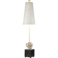 Flambeau Pöytävalaisin Swirl, Valkoinen/opaali, Olohuone/ruokailutila, Synteettinen materiaali
