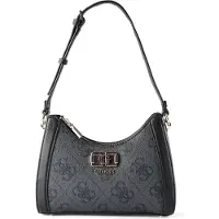 GUESS Karnilla Logo Shoulder Bag - Black - ONE SIZE