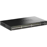 D-Link – 48 Ports GE PoE(30W) + 4 Ports 10G SFP+ Smart Managed Switch, 370W (DGS-1530-52P/E)