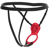 Teazers SCARLET SECRET – Wearable Clitoral Stimulator Harness (Red)
