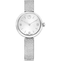 Swarovski Analoginen kello hopea
