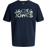 Jack & Jones Jjejeff Logo Tee Ss Sn Jnr - Navy - 128