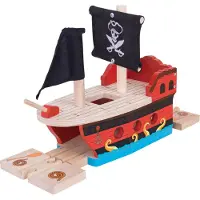 Bigjigs Wooden Rails - Pirate Ship
