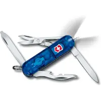 Victorinox Midnite Manager, Swiss pocket knife, transparant blue